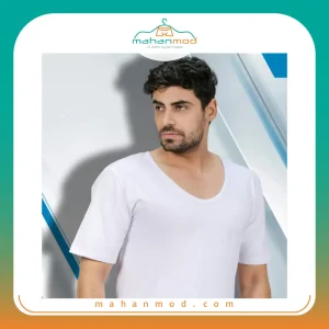 زیر پوش مردانه نیم آستین سفید مارک SPAD