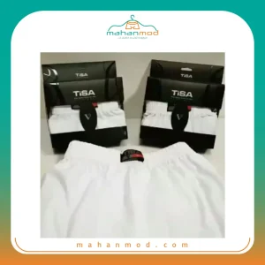شورت مردانه پادار سفید