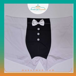 شورت مردانه فانتزی نیم پا پاپیون دار