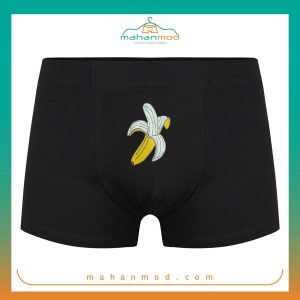 شورت مردانه نیم پا فانتزی طرح موز