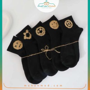 جوراب دخترانه طرح ایموجی