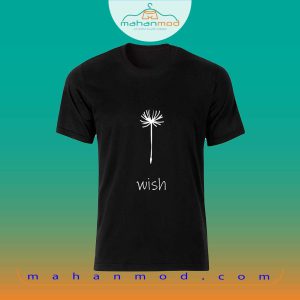 تیشرت مردانه طرح wish