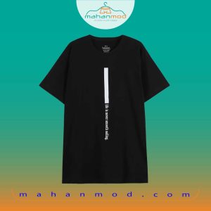 تیشرت مردانه مشکی طرح Life
