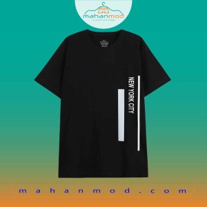 تیشرت مردانه مشکی طرح New York
